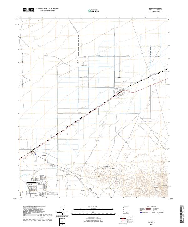 USGS Topographic Map – Salome