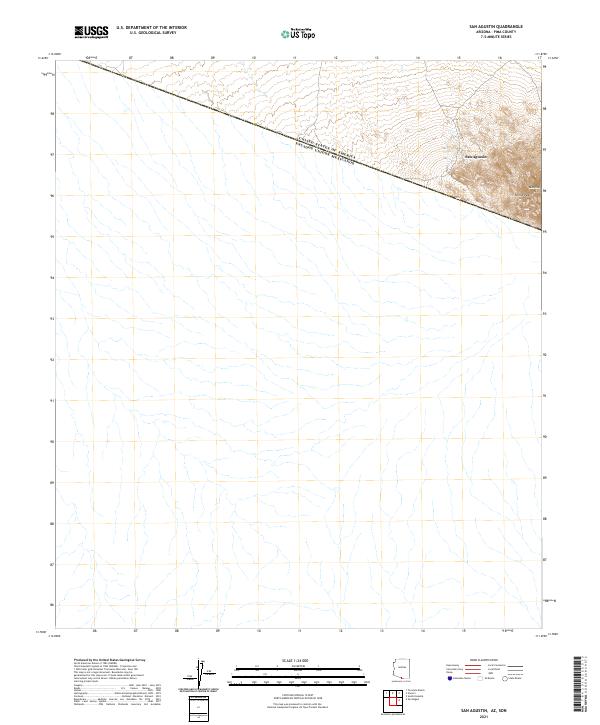 USGS Topographic Map – San Agustin