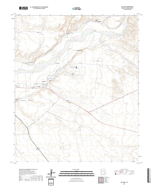 USGS Topographic Map – San Jose