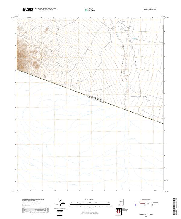 USGS Topographic Map – San Miguel