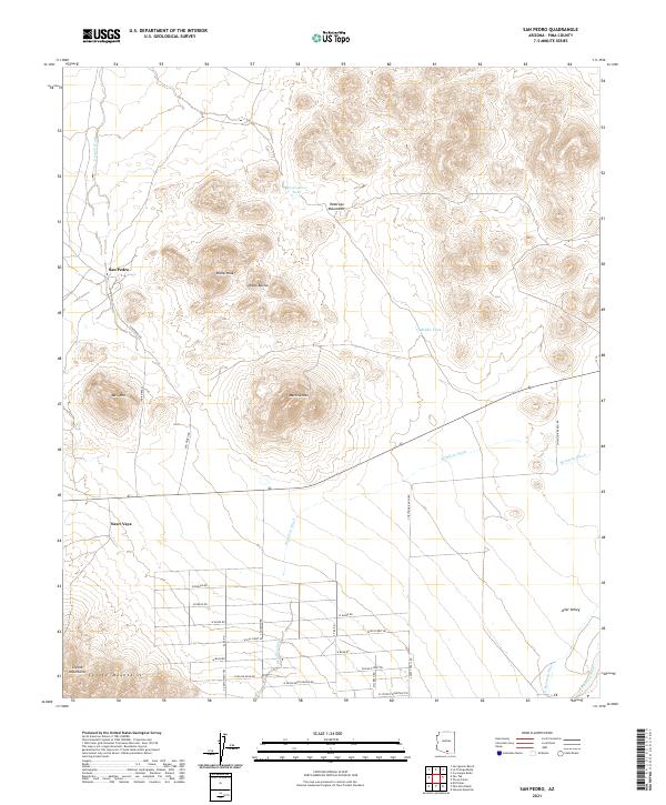 USGS Topographic Map – San Pedro