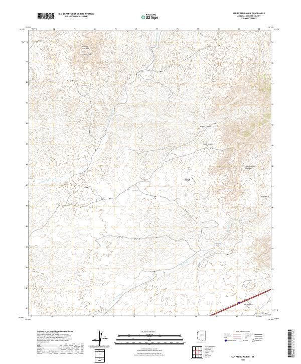 USGS Topographic Map – San Pedro Ranch