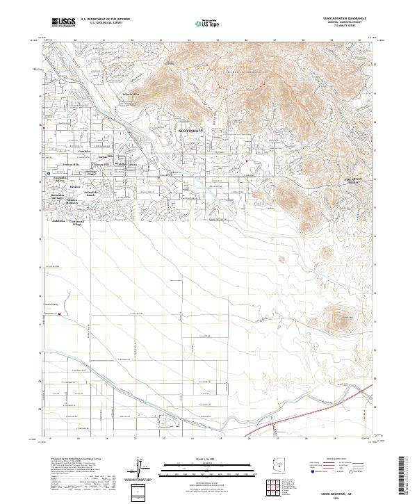 USGS Topographic Map – Sawik Mountain