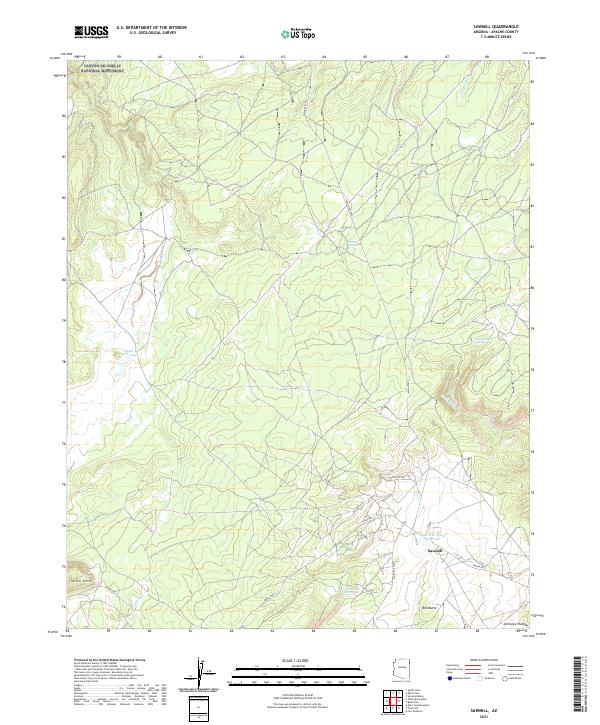 USGS Topographic Map – Sawmill