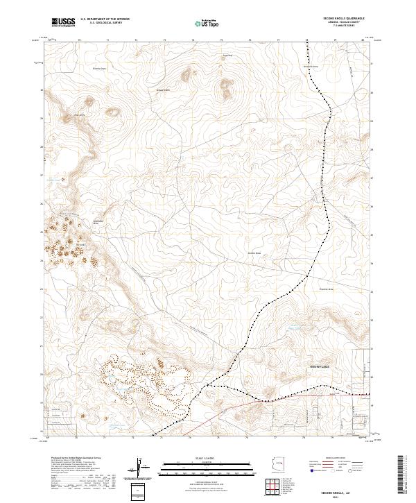 USGS Topographic Map – Second Knolls