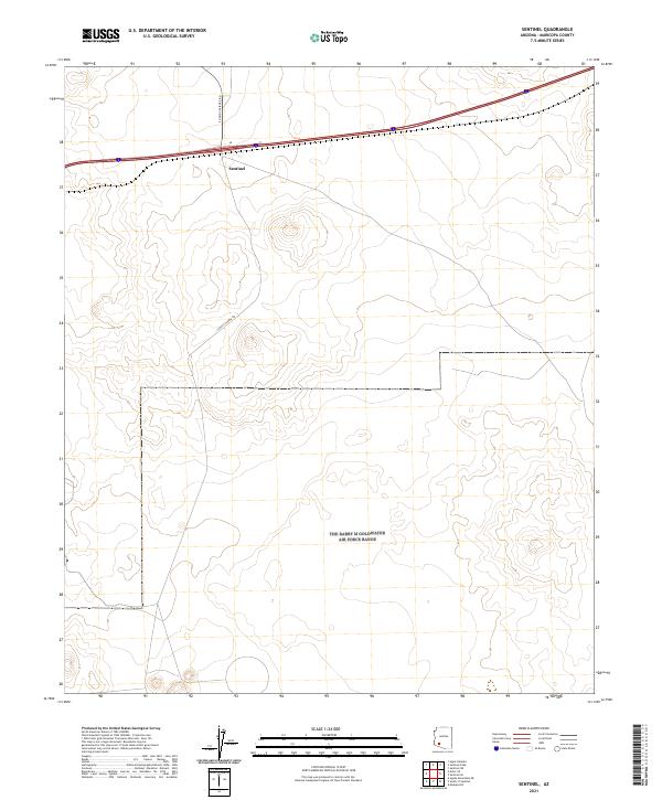 USGS Topographic Map – Sentinel