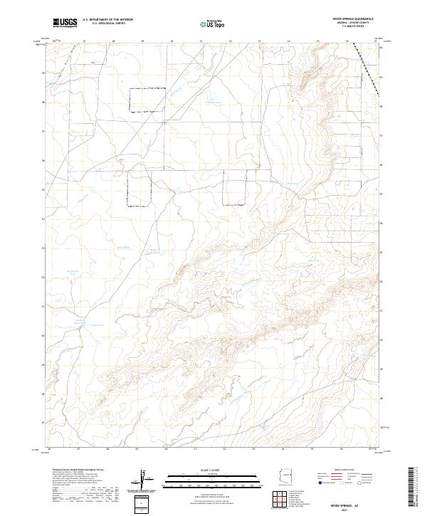 USGS Topographic Map – Seven Springs
