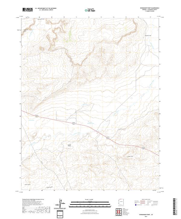 USGS Topographic Map – Shinarump Point