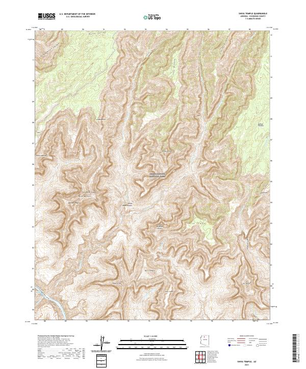USGS Topographic Map – Shiva Temple