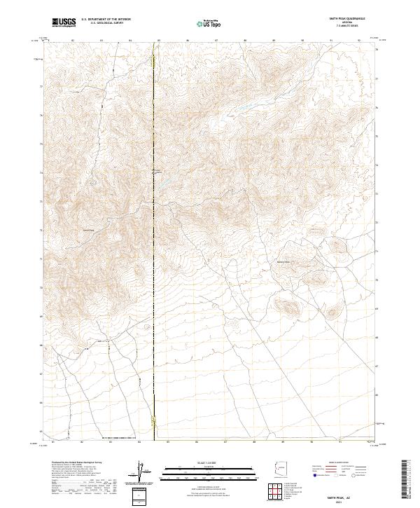 USGS Topographic Map – Smith Peak