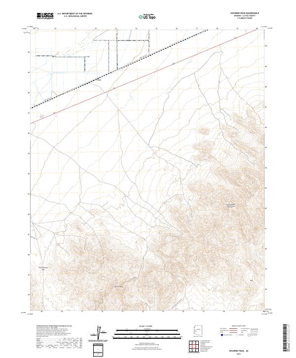 USGS Topographic Map – Socorro Peak
