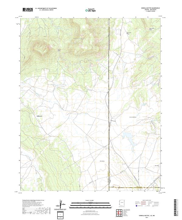 USGS Topographic Map – Sonsela Buttes