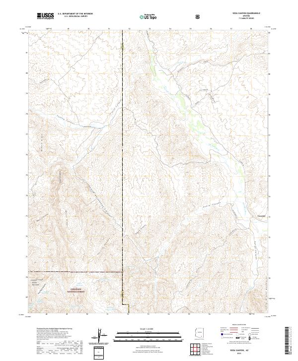 USGS Topographic Map – Soza Canyon