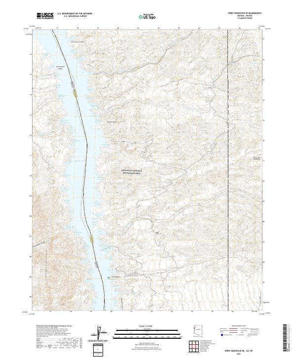USGS Topographic Map – Spirit Mountain SE