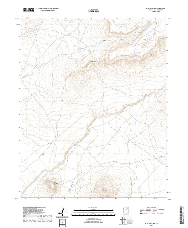 USGS Topographic Map – Star Mountain