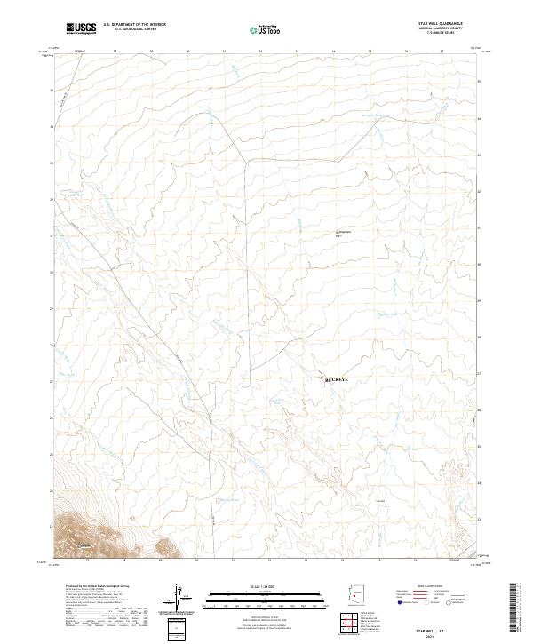 USGS Topographic Map – Star Well