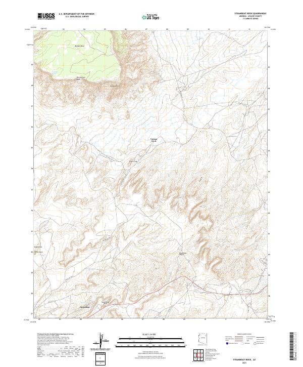 USGS Topographic Map – Steamboat Rock