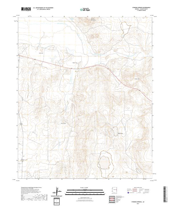 USGS Topographic Map – Stinking Springs