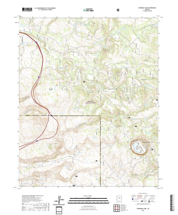 USGS Topographic Map – Stoneman Lake