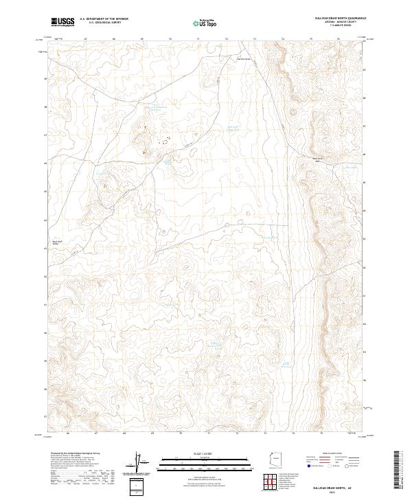 USGS Topographic Map – Sullivan Draw North