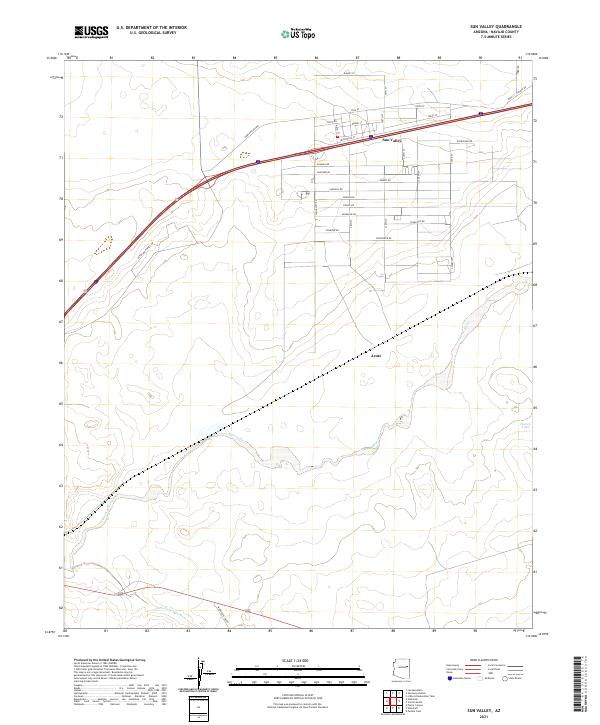 USGS Topographic Map – Sun Valley