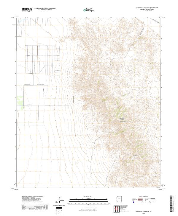 USGS Topographic Map – Swisshelm Mountain