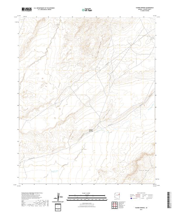 USGS Topographic Map – Tanner Springs