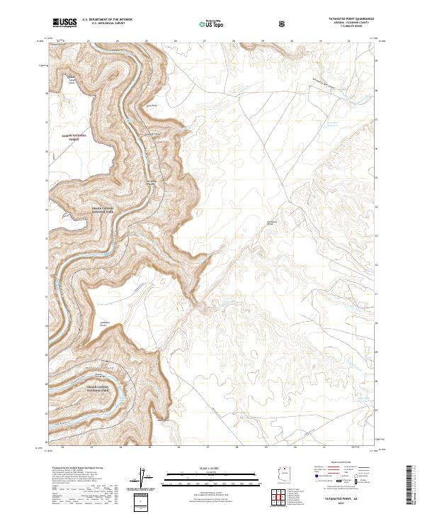 USGS Topographic Map – Tatahatso Point