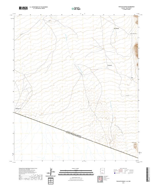 USGS Topographic Map – Tecolote Ranch