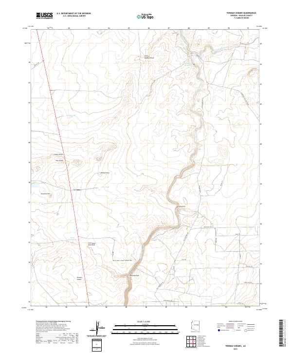 USGS Topographic Map – Tenmile Cedars