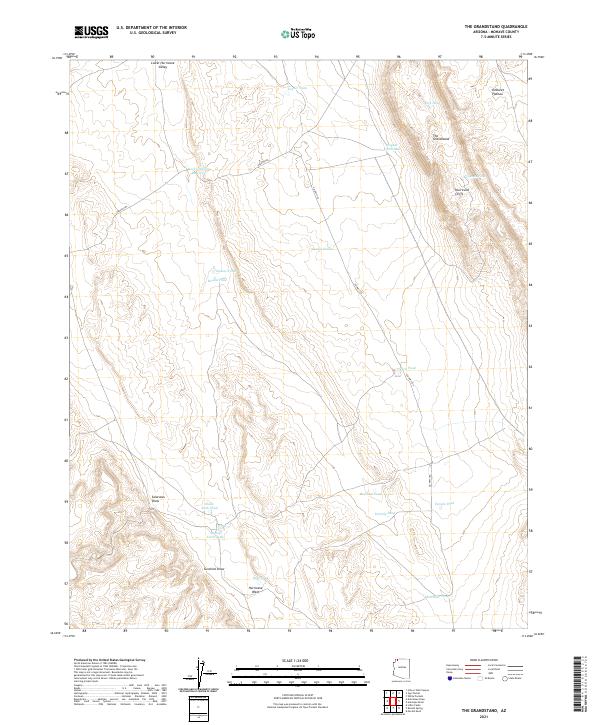 USGS Topographic Map – The Grandstand