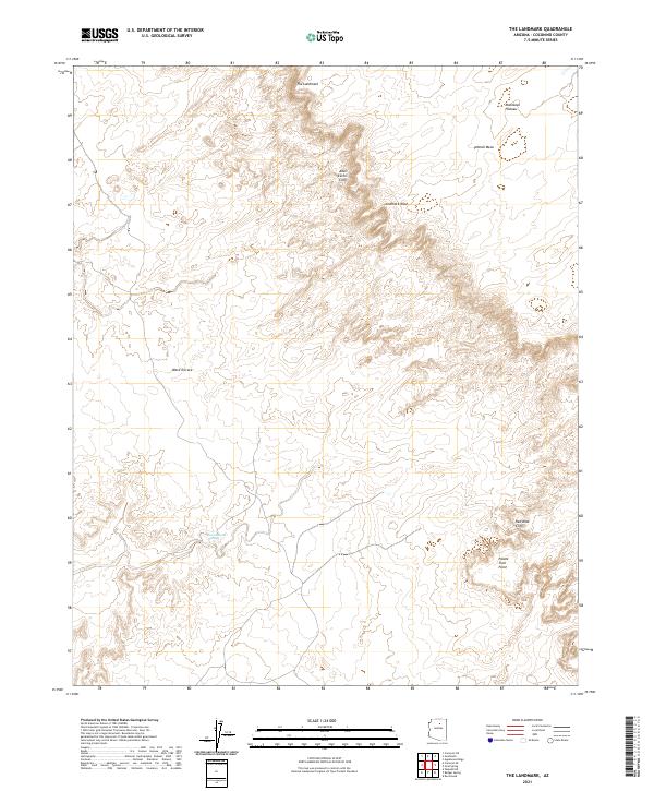 USGS Topographic Map – The Landmark