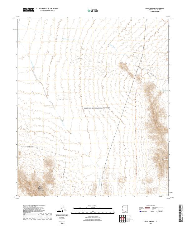 USGS Topographic Map – Tillotson Peak