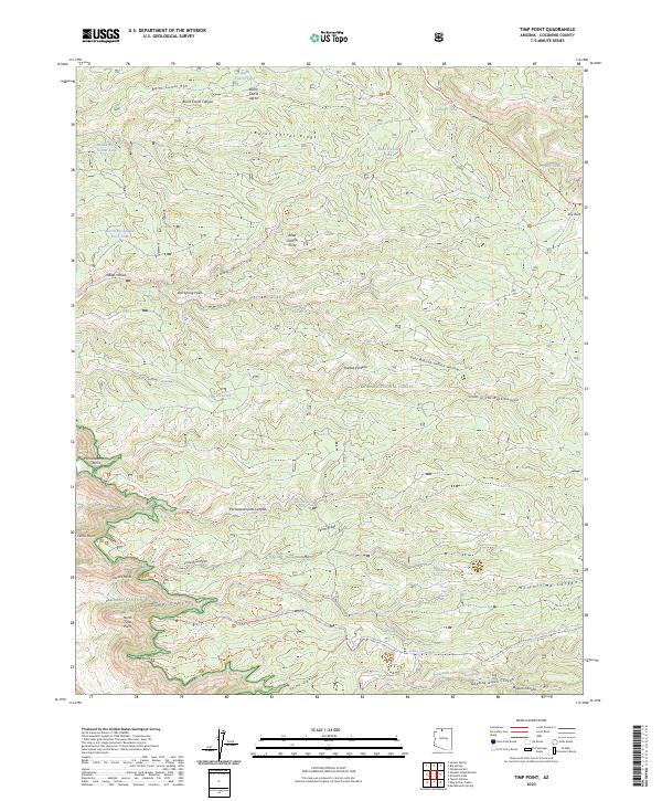 USGS Topographic Map – Timp Point
