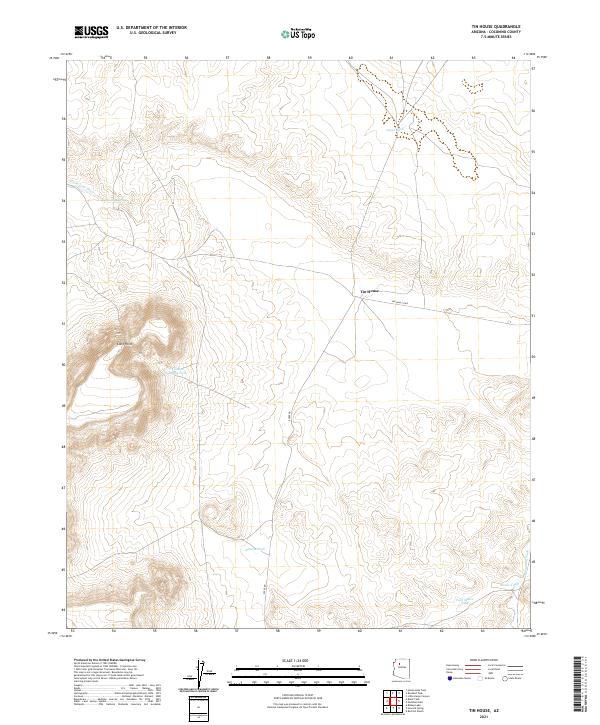 USGS Topographic Map – Tin House