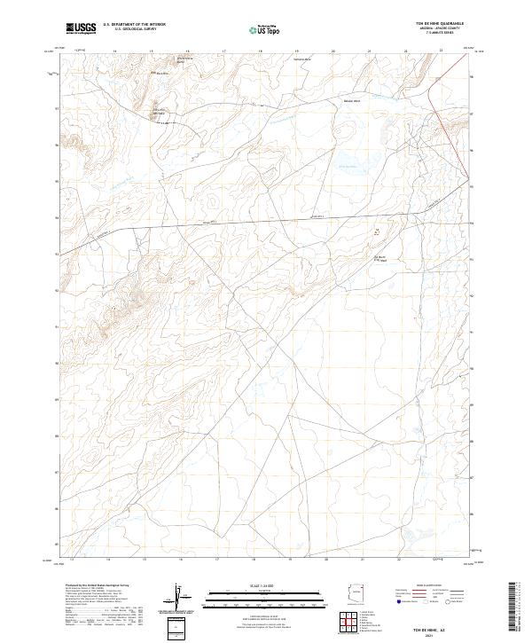 USGS Topographic Map – Toh De Niihe
