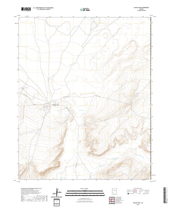 USGS Topographic Map – Tolani Lake