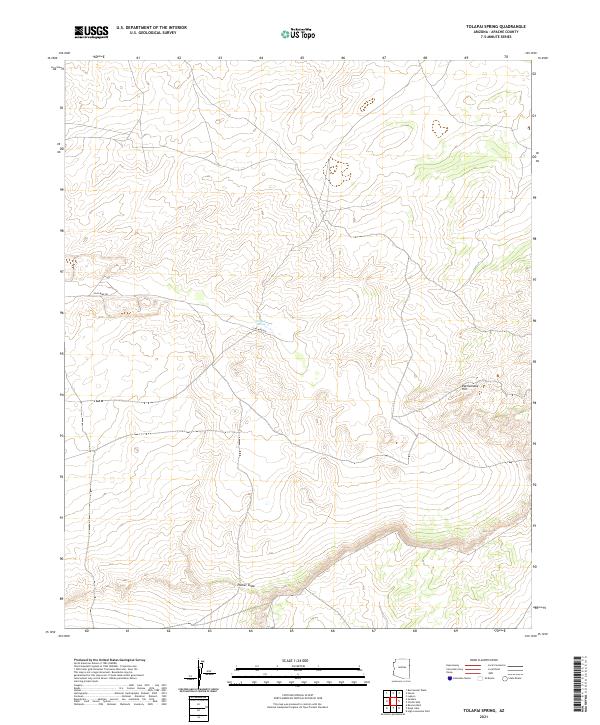 USGS Topographic Map – Tolapai Spring