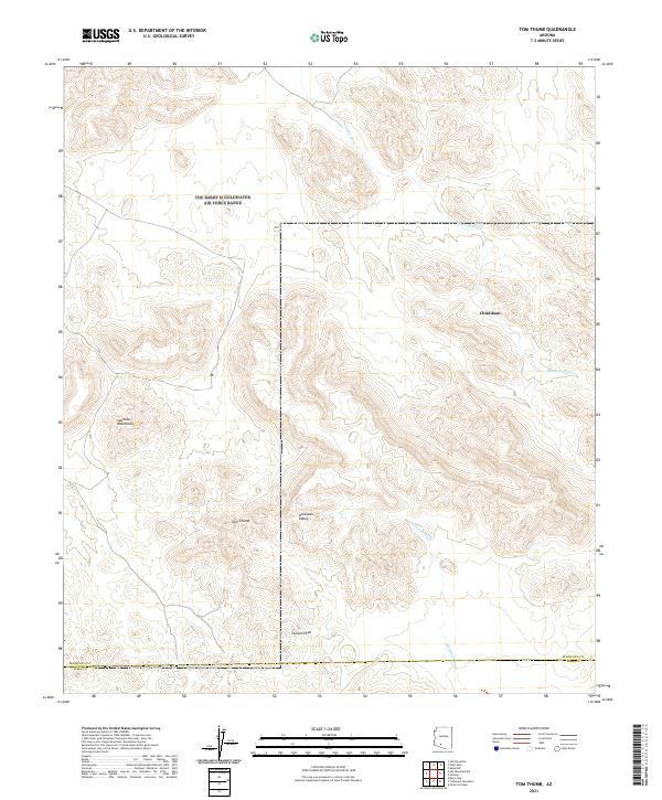 USGS Topographic Map – Tom Thumb