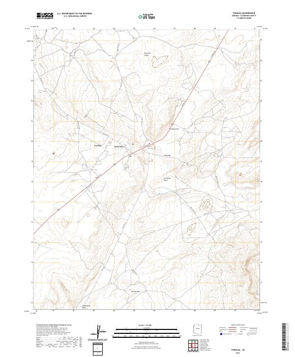 USGS Topographic Map – Tonalea