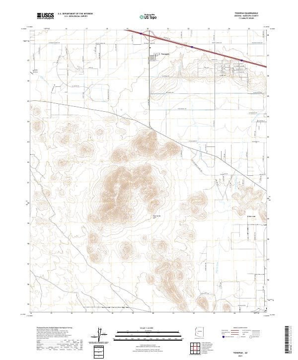 USGS Topographic Map – Tonopah