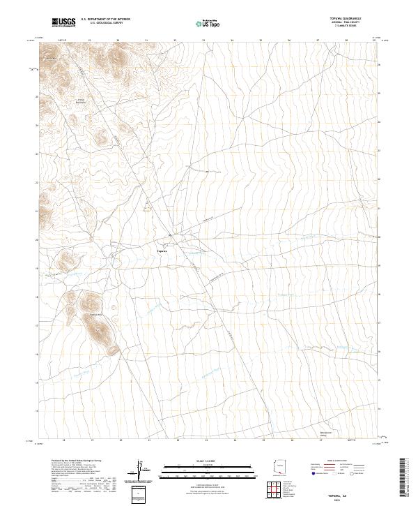 USGS Topographic Map – Topawa