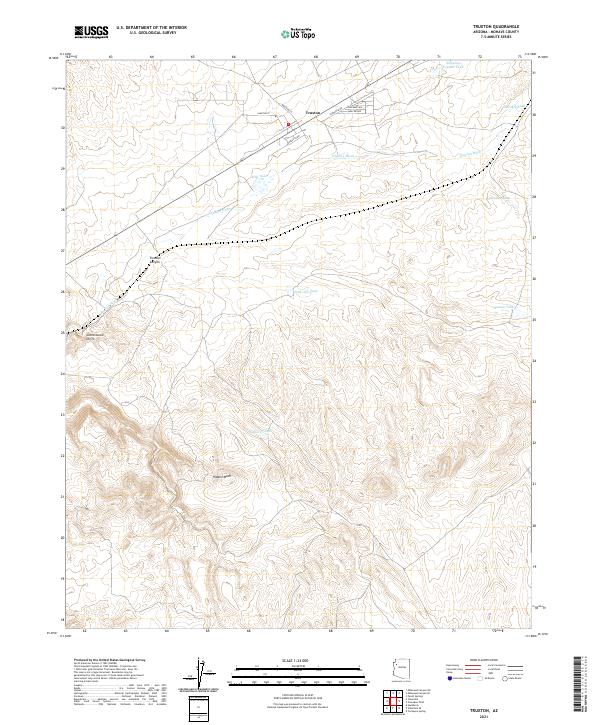 USGS Topographic Map – Truxton