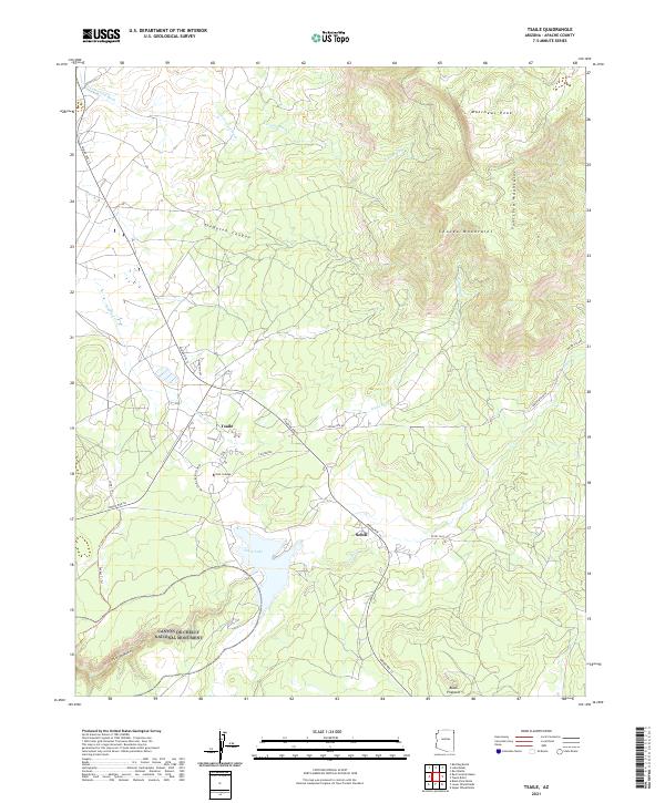 USGS Topographic Map – Tsaile