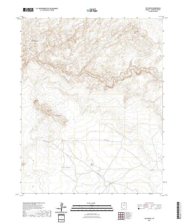 USGS Topographic Map – Tse Esgizii