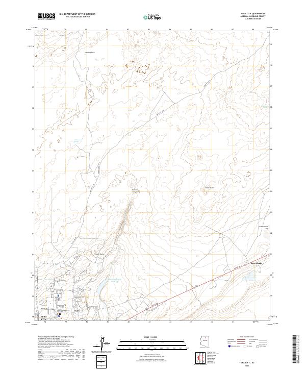 USGS Topographic Map – Tuba City