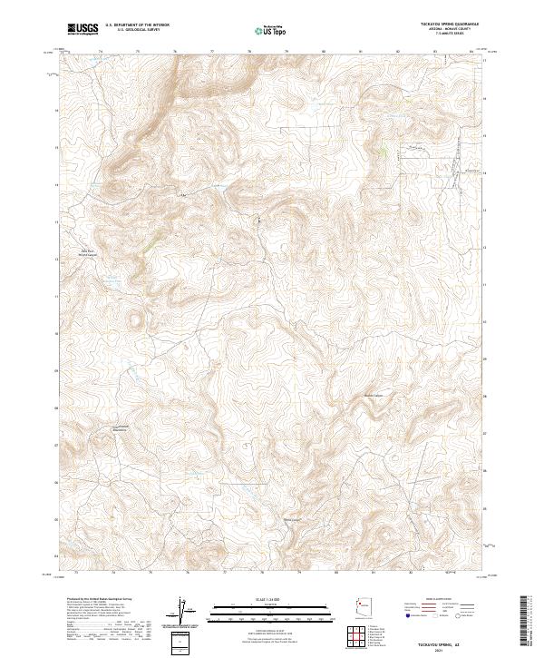 USGS Topographic Map – Tuckayou Spring