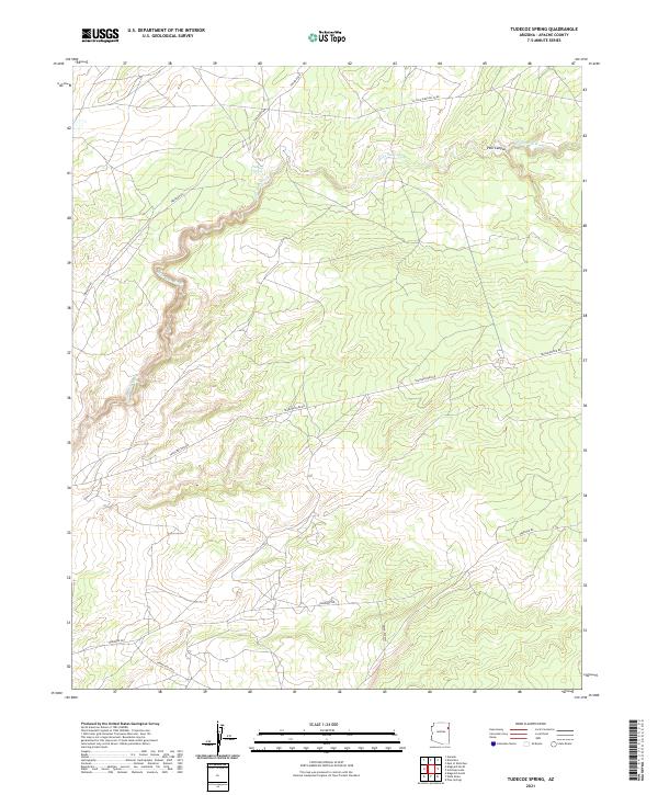 USGS Topographic Map – Tudecoz Spring