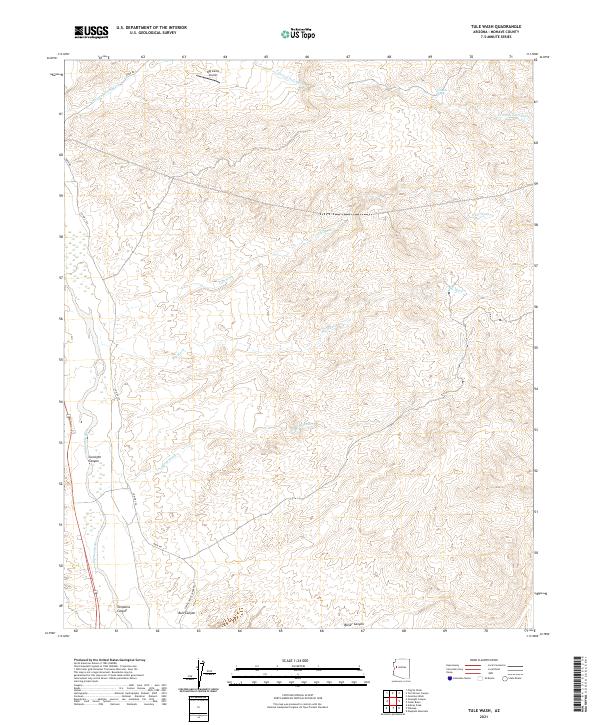 USGS Topographic Map – Tule Wash