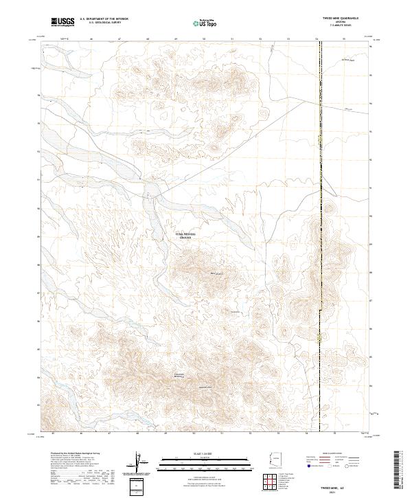 USGS Topographic Map – Tweed Mine